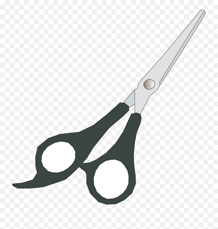 Scissors Barber Hair Cut Sharp - Hair Scissors Clip Art Emoji,Hair Cut Emoji