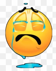 Muchos Emoticons Stickers For Whatsapp - Transparent Background Sad Emoji Gif