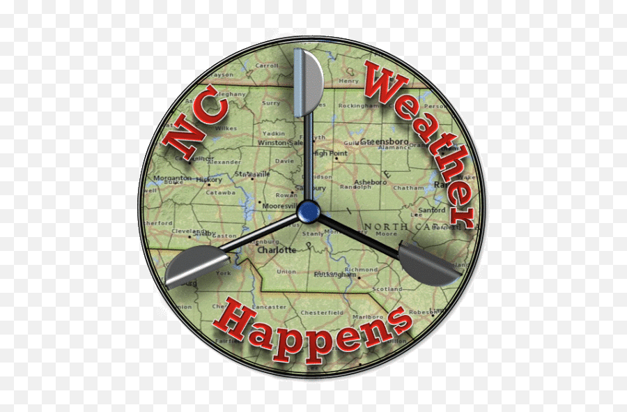 Nc Weather Happens - Your Piedmont Weather Source Wall Clock Emoji,Banjo Emoji
