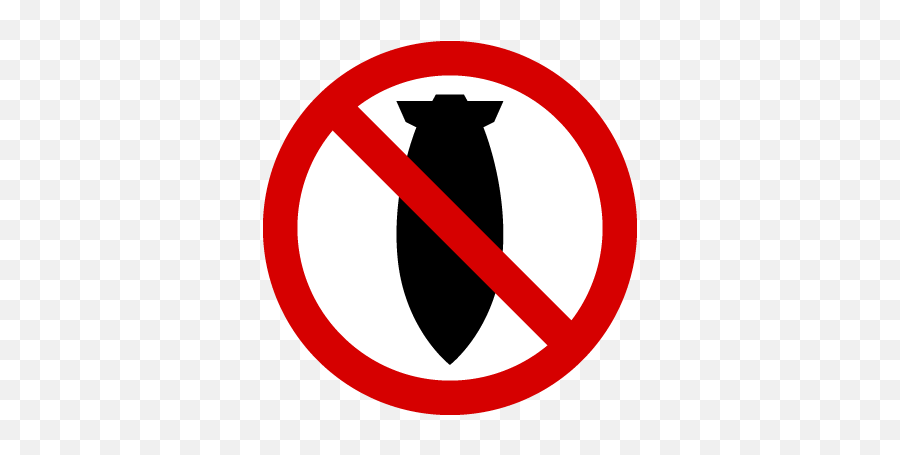 No More Bombs Sticker - Tenstickers Authorised Personnel Only Sign High Resolution Emoji,Rosie The Riveter Emoji