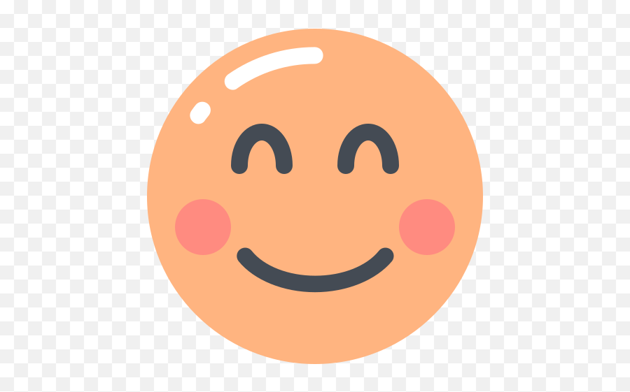 Smiling Face Eyes Emoji Free Icon Of - Icon,Eyes Looking Down Emoji
