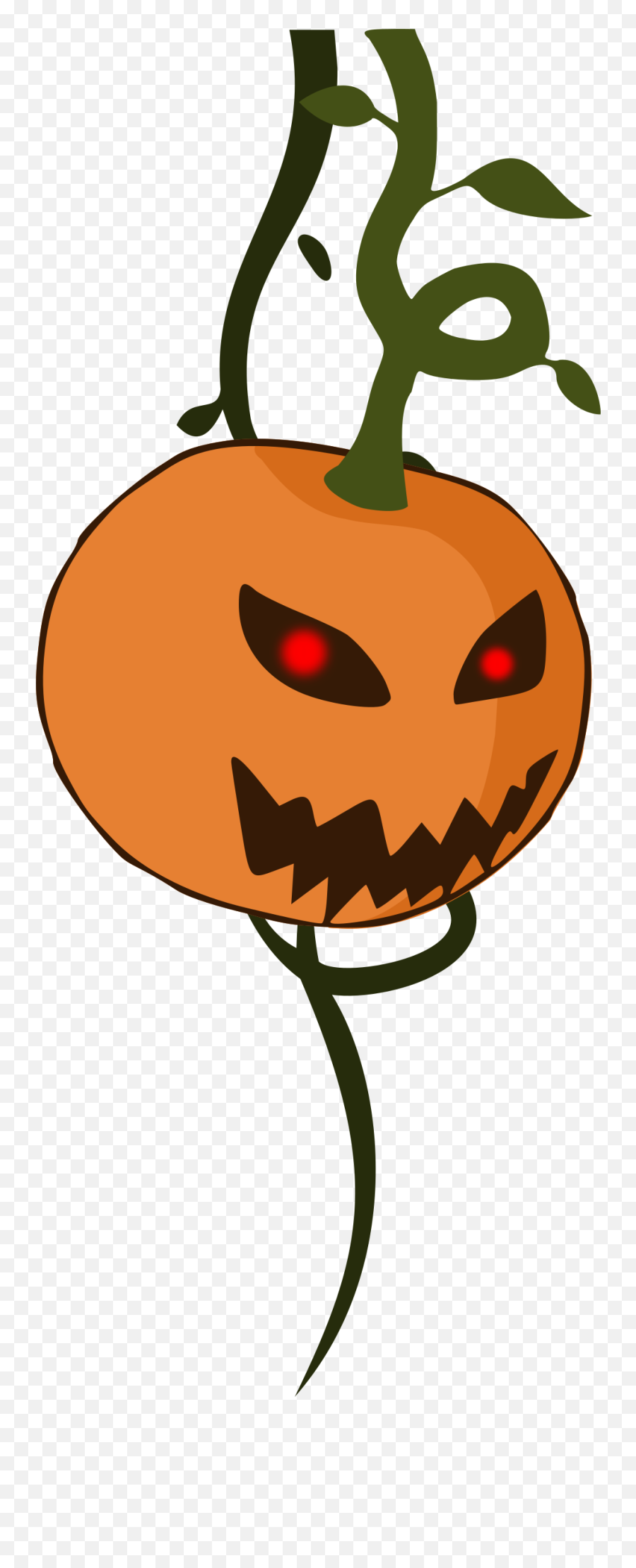 Download Hd Cartoon Jack O Lantern Pumpkin - Halloween Cartoon Jack O Lantern Hanging Emoji,Jack O'lantern Emoji