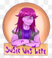 Deltarune - Susie misceláneo fan Art 41921890 fanpop Emoji