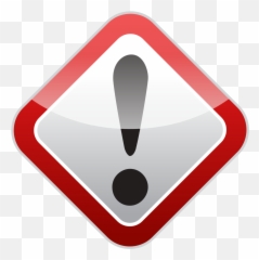 Warning Sign Png Clipart - Road Signs Emoji