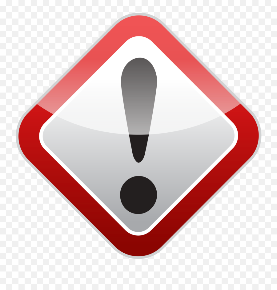 Warning Sign Png Clipart - Road Warning Signs Png Emoji,Warning Emoji