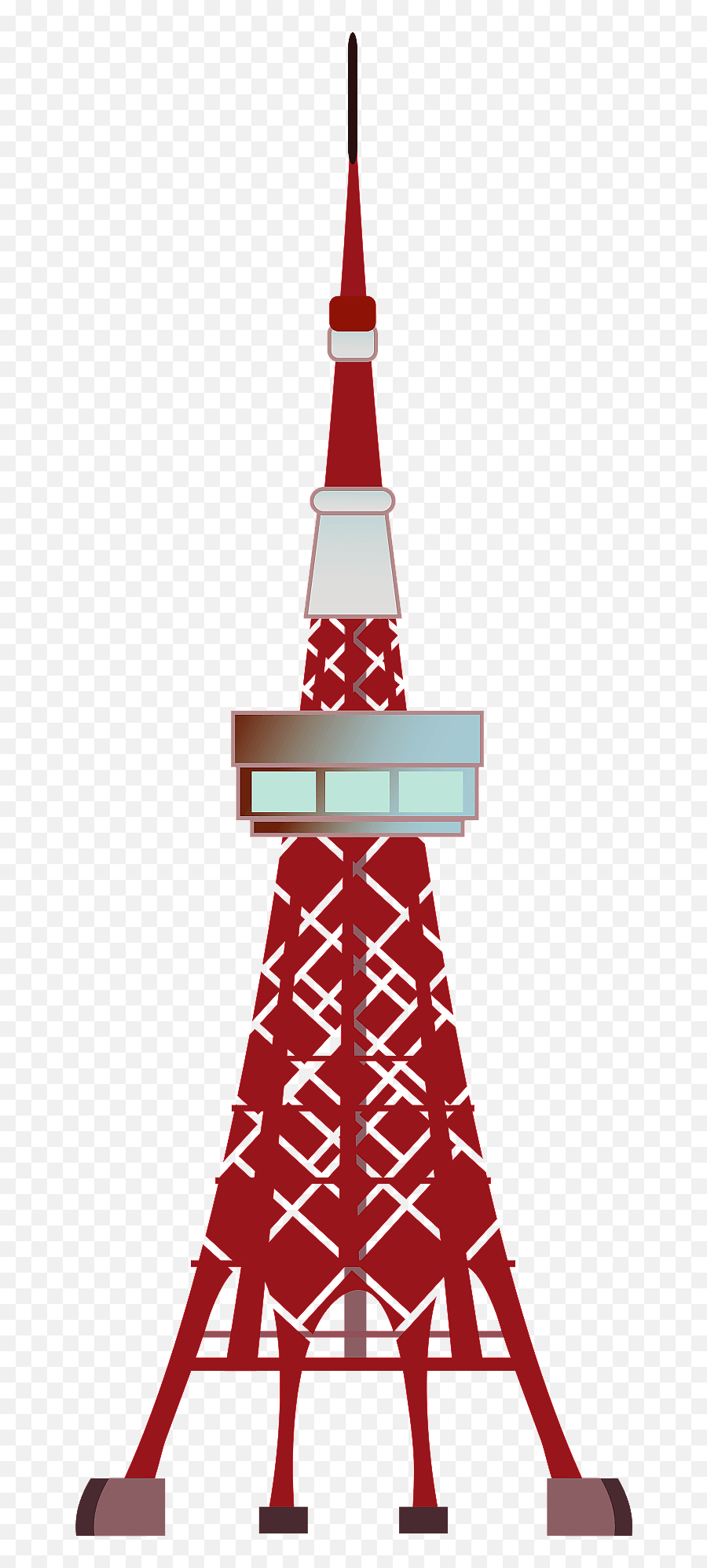 Tokyo Tower Clipart - Vertical Emoji,Tokyo Tower Emoji