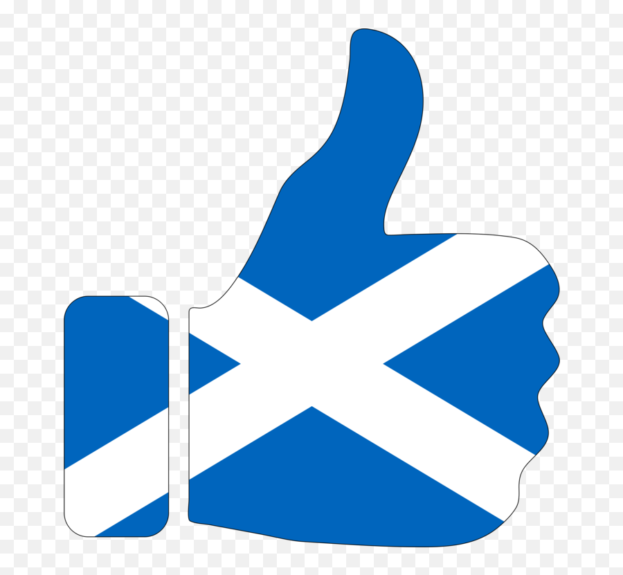 Blue Area Hand Png Clipart - Schottland Cliparts Emoji,Scottish Emoji