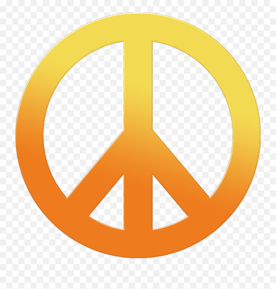 Peace Sign Hd Png - Black And Yellow Peace Sign Emoji,Peace Sign Emoji Png