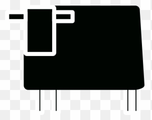 Black Square Cow Vector Clipart Image - Clip Art Emoji,Fake News Emoji