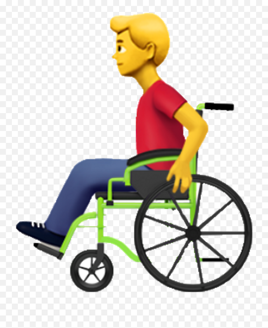 Wheelchair Man Freetoedit Clipart - Girl In Wheelchair Emoji,Disabled Emoji