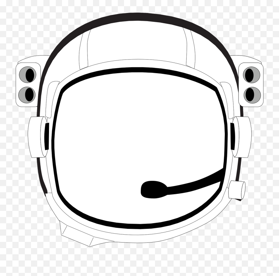 Helmet Astronaut Headspeker Free Vector - Casque Astronaute Png Emoji,Hocke...