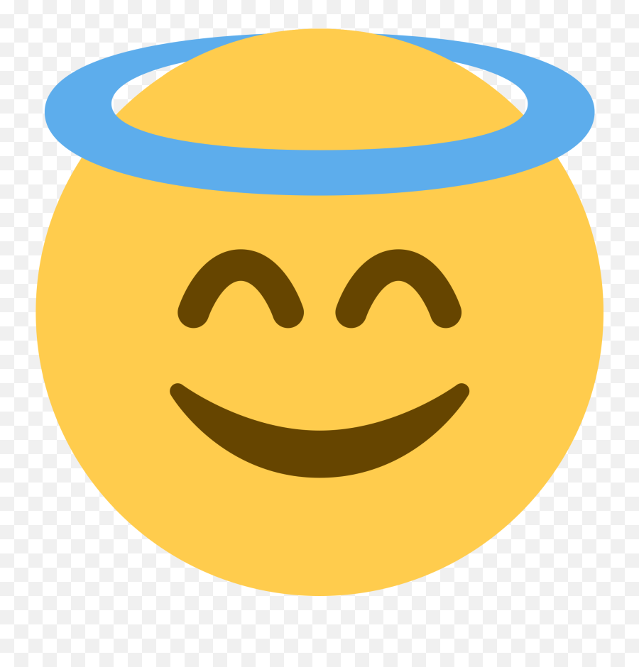 Emojipedia Smiley Emoticon Text Messaging - Transparent Angel Emoji Png,Emojipedia