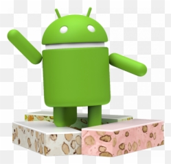 Android 7 - Nougat Logo Png Emoji