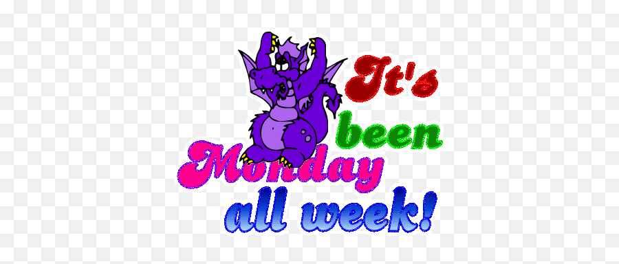 Monday Glitter Gif - Monday New Week Gifs Emoji,Monday Emoticons