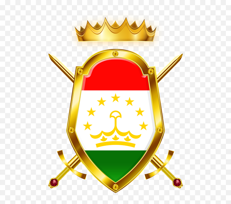 Shield Sword Flag - Tajikistan Flag Emoji,Sword And Shield Emoji