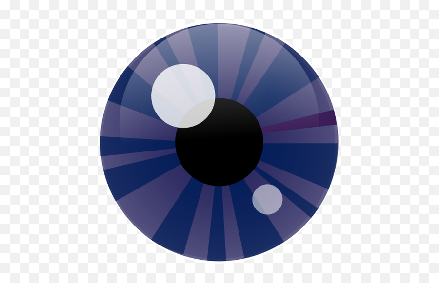 Vector Illustration Of Blue Eye Iris - Cartoon Clock Emoji,Emoji With Star Eyes