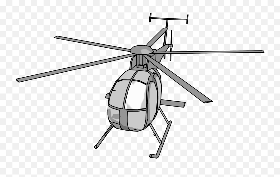 Md 500 Helicopter Png Clipart Picture - Helicopter Clipart King Emoji,Helicopter Emoticon