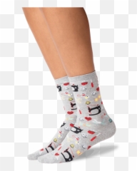 Womenu0027s Sewing Supplies Crew Socks U2013 Hotsox - Sock Emoji,Sewing Emoji