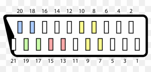 Japanese Scart Connector Pinout Color - Emoji