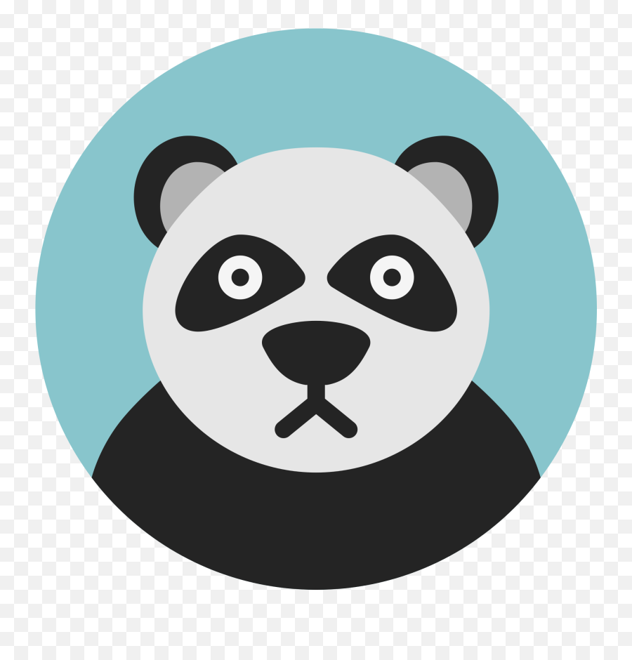 Panda Clipart Svg Picture 155036 Panda Clipart Svg - Panda Icon Emoji,Sad Panda Emoji