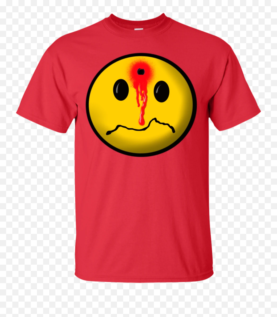 Bloody Shot Emoji Smiley T - Shirt Grateful Dead Althea Shirt,Gross Emoticons