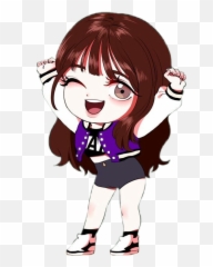 Kawaii Anime Chibi Korean Girl Twice - Cheer Up Emoji