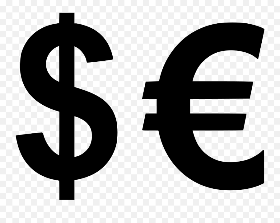 Png File Svg Dollar Euro Png - Clip Art Library Dollar And Euro Icon Emoji,Euro Emoji