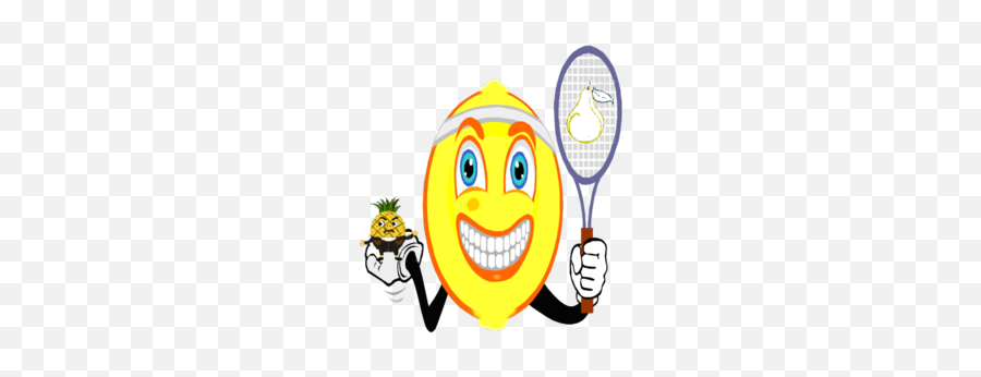 Mysoti - Layonel U0027tennis Fruit Sport Fruta Tenista Smiley Emoji,Tennis Emoticon