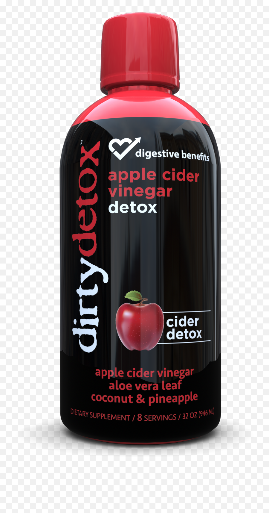 Digestive Benefits Dirty Detox Apple Cider Vinegar Detox U0026 Cleanse Dietary Supplement 32 Oz - Apple Emoji,Ridin Dirty Emoji Copy And Paste