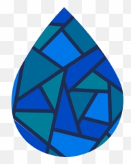 Blue Pattern Stickers For Android Ios - Triangle Emoji,Swirl Wave Triangle Emoji
