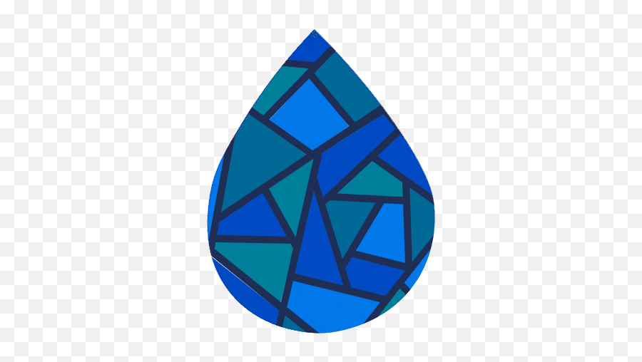 Blue Pattern Stickers For Android Ios - Triangle Emoji,Swirl Wave Triangle Emoji