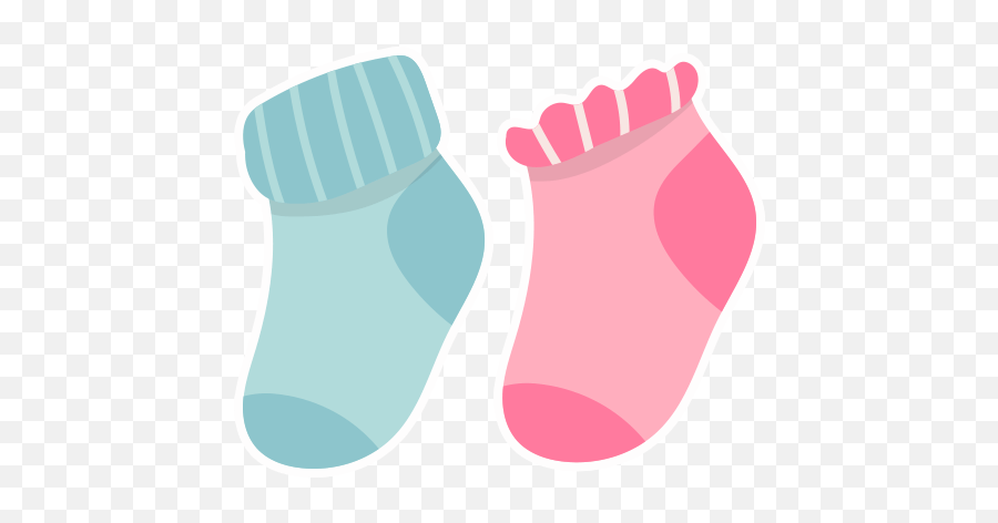 Socks Kids Baby Girl Pink Sticker By - For Teen Emoji,Emoji Socks