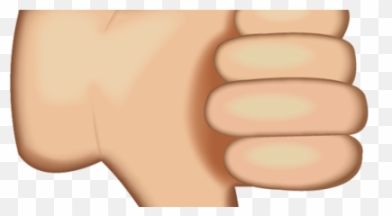 The Worlds Worst Middle - Transparent Background Thumbs Down Emoji,Nail Painting Emoji