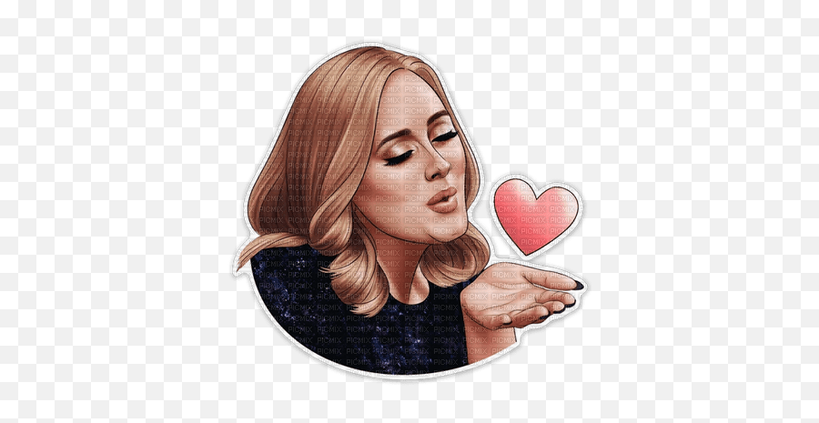Adele Emoji - Picmix For Women,Girl With Hand Emoji