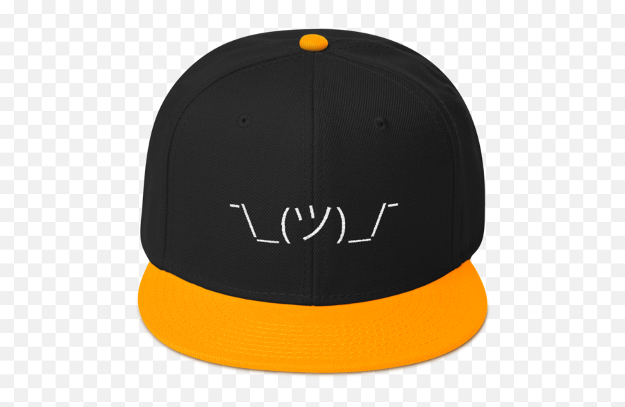 Shrug Emoji Happy Face Snapback Blvvk - Partial 3d Puff Hat,The Shrug Emoji