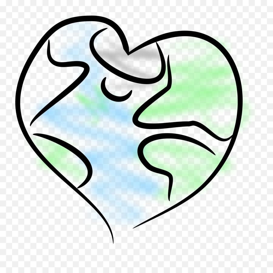 Earth Heart Jpg Transparent Stock - Love Earth Png Emoji,Emoji Heaven On Earth