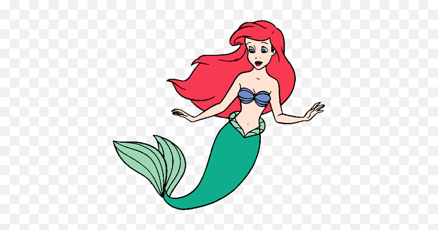Little Mermaid Clipart Kid - Clipart Of A Mermaid Emoji,Little Mermaid Emoji