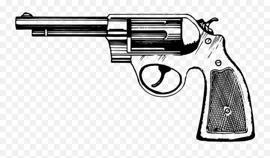 Free Gun Clipart Transparent Download - Revolver Clipart Emoji,Gun Star Emoji