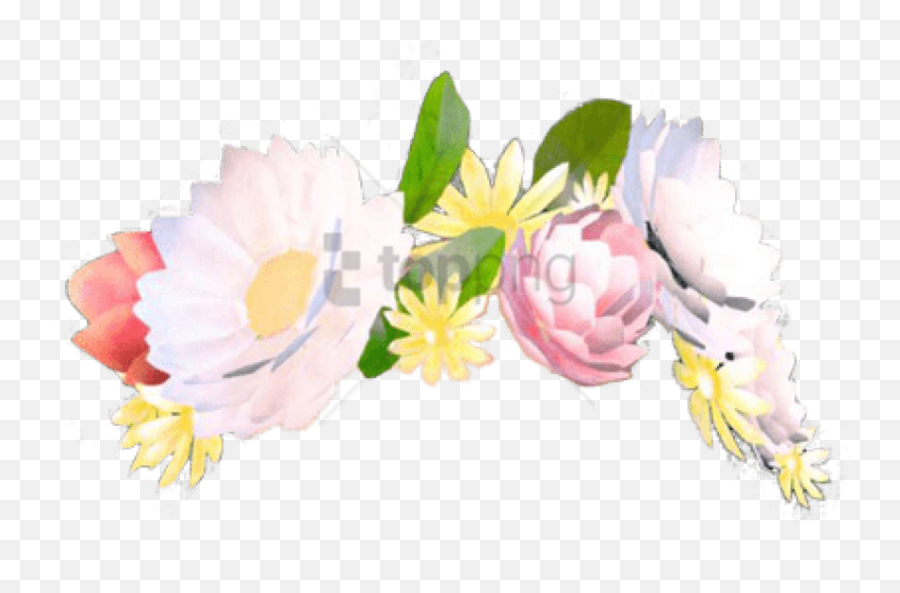 Free Png Emoji De Los Monitos Png Image - Snapchat Filters Flower Crown,Emoji With Flower Crown