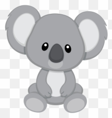 Cgnyb Koala Koalaicon Grey Emoji Smiley - Koala Clipart,Koala Emoji Png