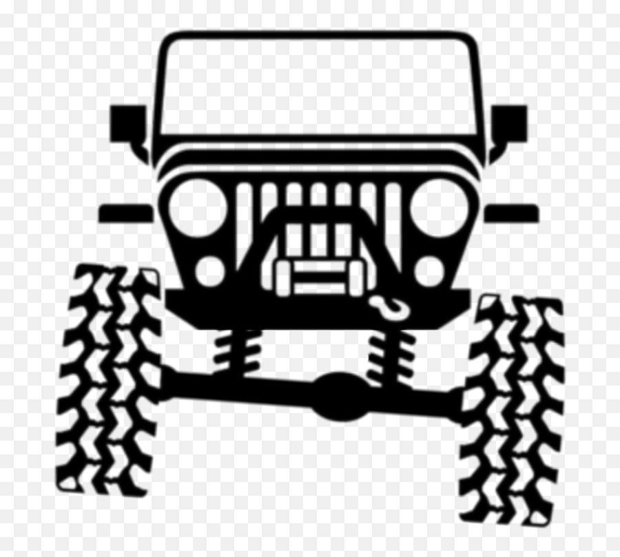 Jeep - Silhouette Jeep Clip Art Emoji,Jeep Emoji