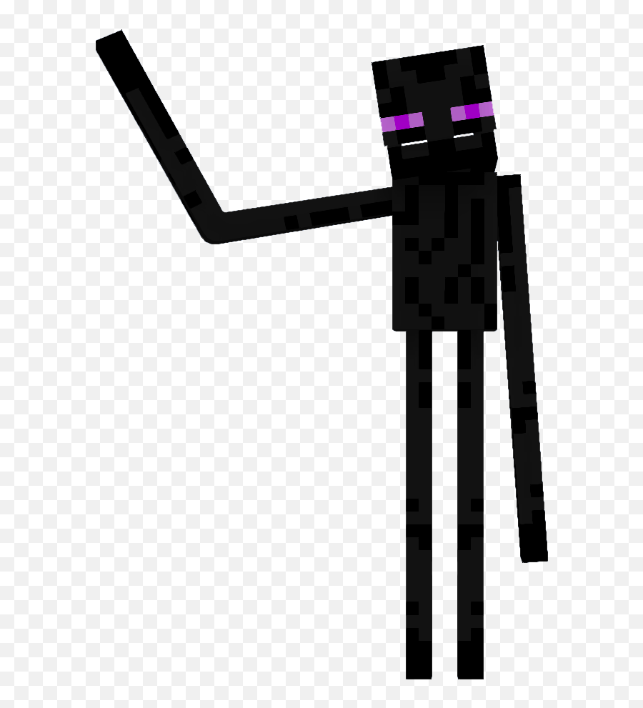 Endie Waving - Minecraft Enderman Png Emoji,Monster Energy Emoji