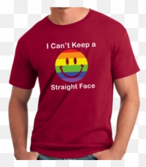 Straight Face T - Red Cross Shirt Emoji