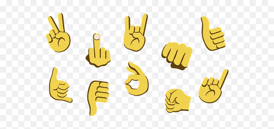 Signification Selon Les Pays - Hand Emojis,Signification Emoji