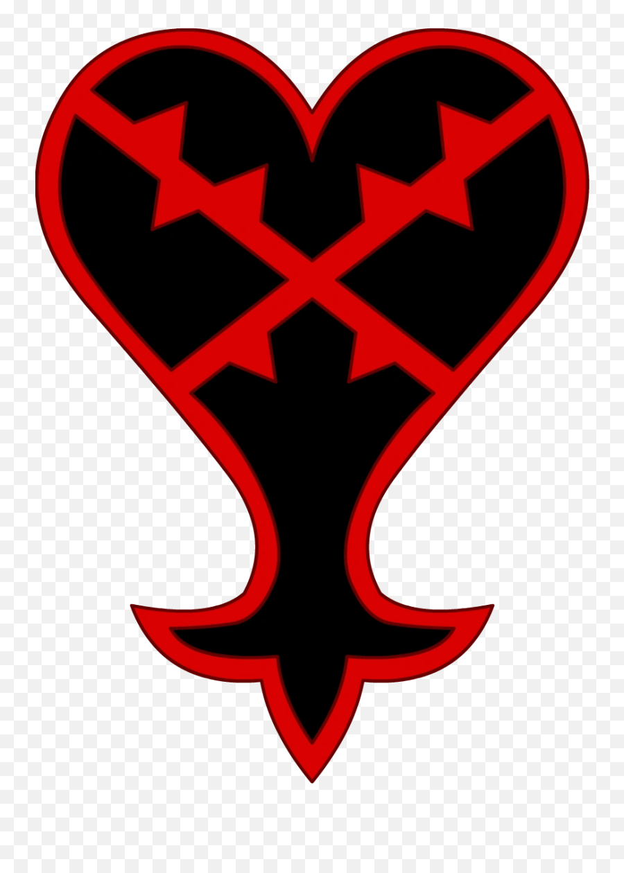 Symbols In The Kingdom Hearts Universe Kingdom Hearts Wiki - Heartless Kingdom Hearts Emoji,Two Hearts Emoji