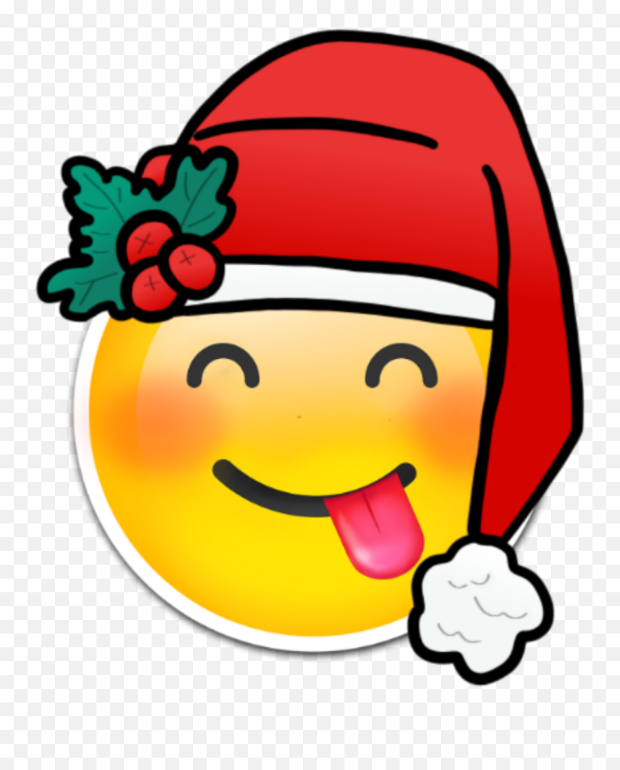Santa Santahat Santaclaus - Smiley Emoji,Merry Christmas Emoji