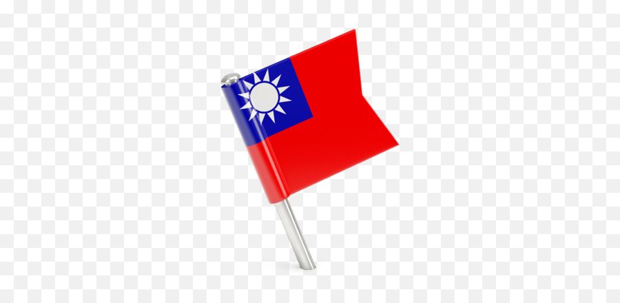 Taiwan Flag Png Picture - Taiwan Flag Pin Png Emoji,Taiwan Flag Emoji