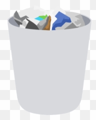 Trash Full Icon - Mac Os Emoji