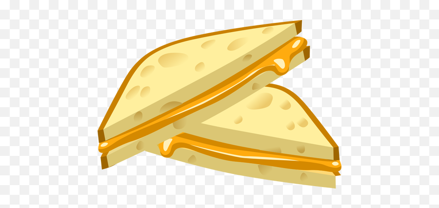 Pair Of Grilled Cheese Sandwiches - Grilled Cheese Sandwich Clipart Emoji,Cheese Emoji