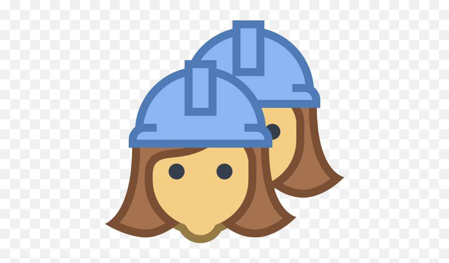 Construction Workers Icon - Free Download Png And Vector Cartoon Emoji,Construction Worker Emoji